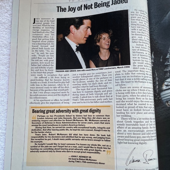 Time Commemorative Issue: JFK Jr. - Picture 3 of 3